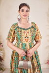 Kastoory Muslin Printed Long Western Dress Wholesale Market In Surat